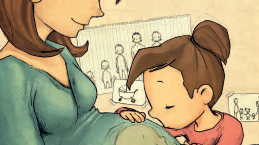 Ein Baby in Mamas Bauch