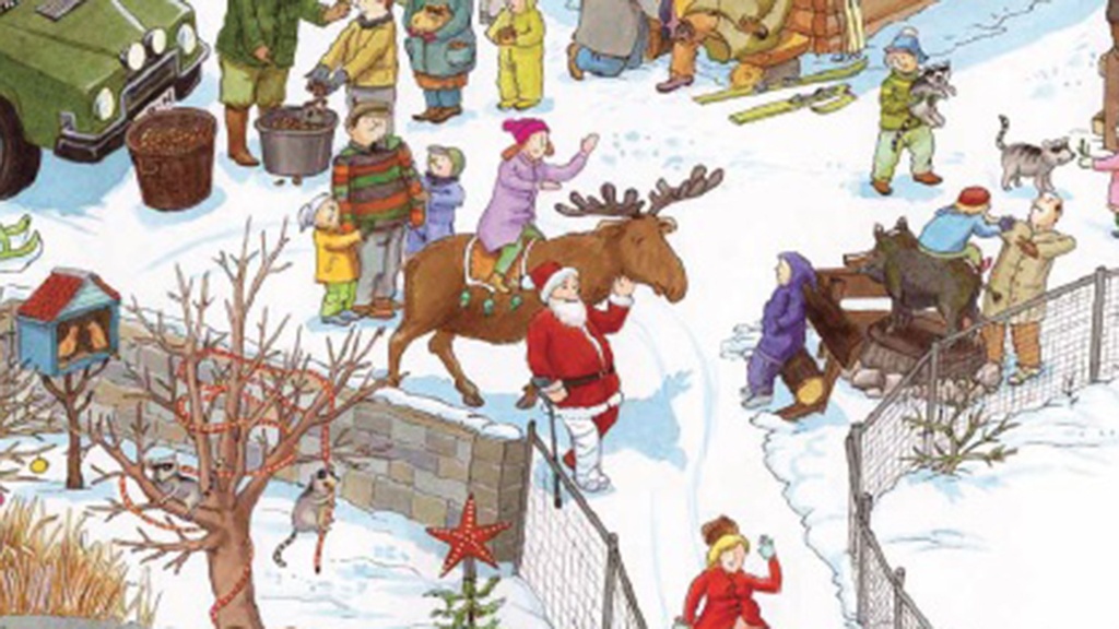 Mein Wimmelbuch zur Weihnachtszeit