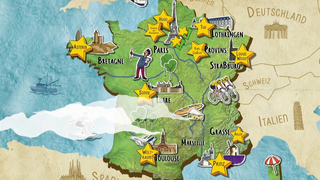 Schnitzeljagd durch Frankreich