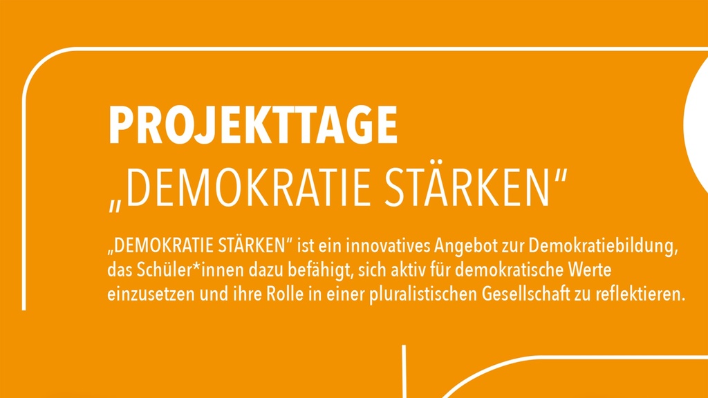 Projekttage "Demokratie stärken"