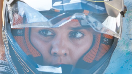 [AR02975-001] Motorcycle Woman