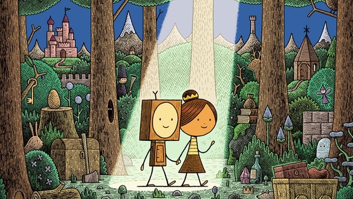 Der kleine Holzroboter und die Baumstumpfprinzessin